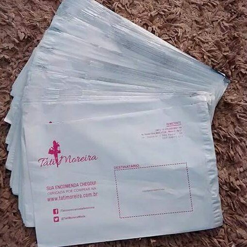 Envelope plástico para envio correios