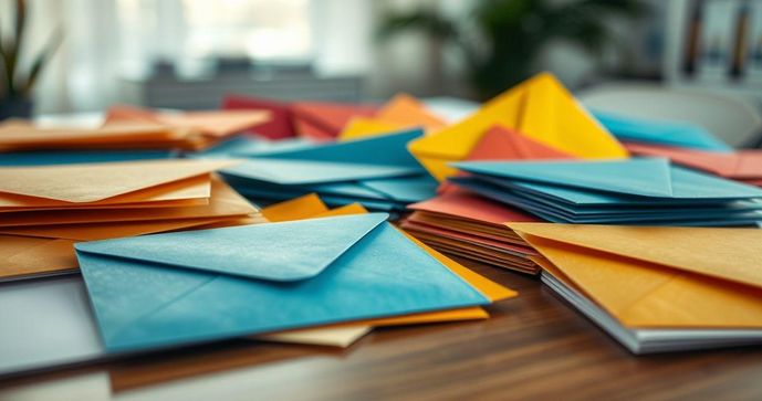 Comprar envelopes de qualidade para suas necessidades de correspondência e organização