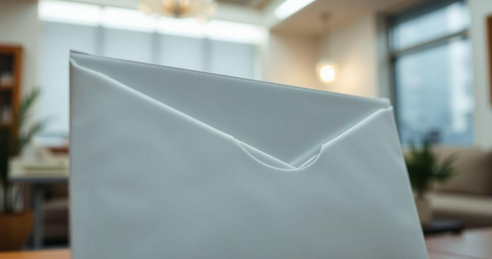 Envelope de Segurança Branco essencial para proteção de documentos