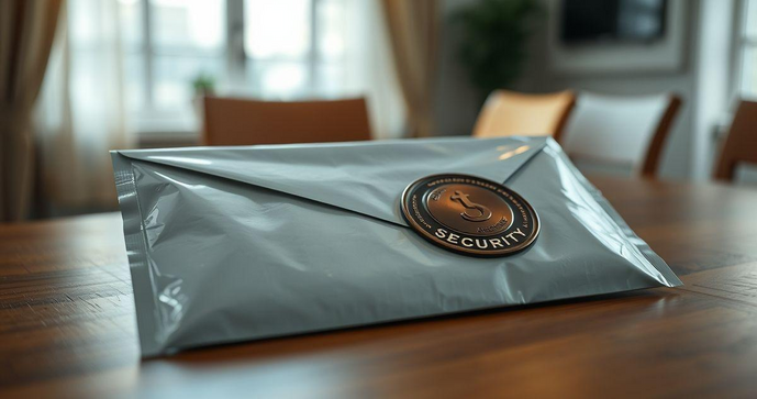 Envelope plástico de segurança com lacre é a solução ideal para proteção