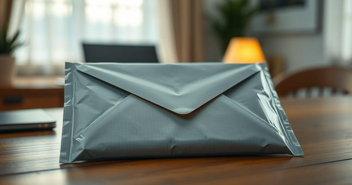 Envelope plástico tipo sedex otimiza transporte e segurança